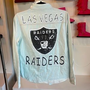 NFL Las Vegas Raiders Denim Shirt